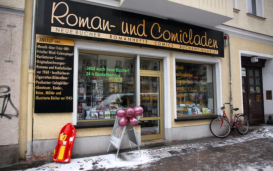 Der Roman- und Comicladen, Ebertystr. 22, Berlin-Friedrichshain